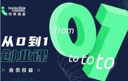 地表课堂《从0到1创业课》培训课程,专业创业团队内部资讯分享-创业信息网