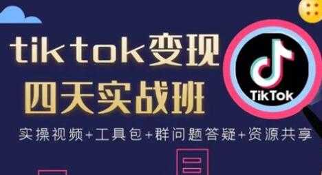 tiktok变现四天实战班视频:连怼技术+矩阵玩法赚,单账号月入2000美金-创业信息网