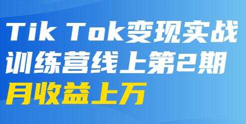 龟课-TikTok变现实战训练营 第2-4期 月收益上万不成问题-创业信息网