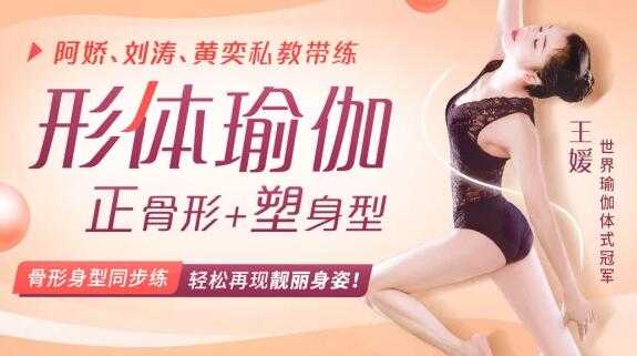 王媛《形体瑜伽》视频教程,正骨形+塑身型,轻松再现靓丽身姿!-创业信息网