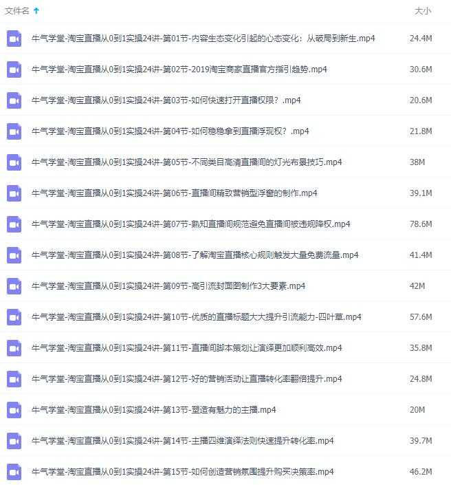 淘宝直播带货培训视频，从0到1实操淘宝直播-创业信息网