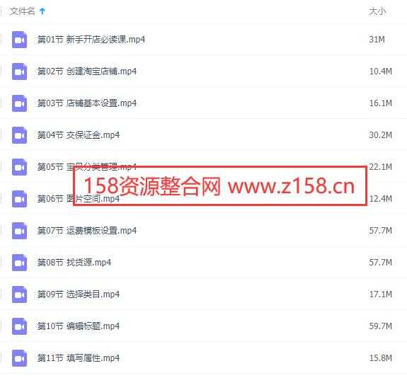 淘宝开店教程,0基础入门淘宝开店运营教程视频-创业信息网