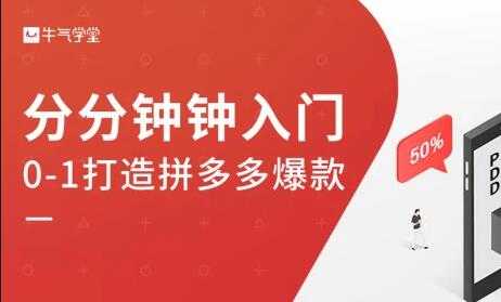 牛气学堂《拼多多实战运营指南》培训课程-创业信息网