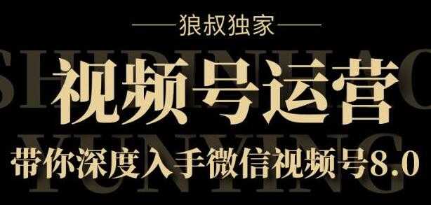 微信视频号运营实战8.0，带你深度入手微信视频号-创业信息网