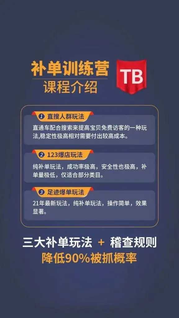 数据蛇淘宝2021最新三大补单玩法+稽查规则,降低90%被抓概率-创业信息网