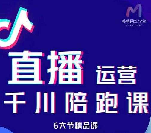 美尊-抖音直播运营千川系统课:直播运营规划、起号、主播培养、千川投放等-创业信息网