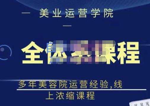 郑芳老师·网红美容院全套营销落地课程,多年美容院运营经验,线上浓缩课程-创业信息网
