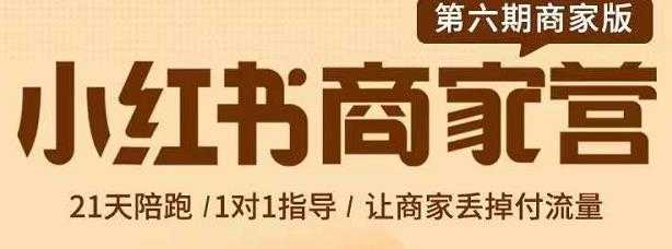贾真-小红书商家营第6期商家版,21天带货陪跑课,让商家丢掉付流量