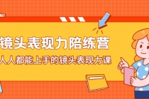 镜头表现力陪练营,人人都能上手的镜头表现力课-创业信息网