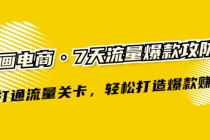漫画电商·7天流量爆款攻防术：打通流量关卡，轻松打造爆款赚钱-创业信息网