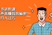 《有声书进阶课,解锁声音赚钱的秘密》轻松月入过万-创业信息网
