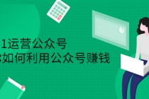 从0-1运营公众号，零基础小白也能上手，教你如何利用公众号赚钱-创业信息网