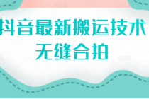 抖音最新搬运技术:无缝合拍-创业信息网