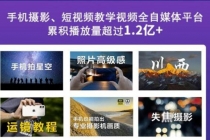 2022玩转手机影像全系课，零基础的小白也能进阶成为手机摄影专业人士-创业信息网
