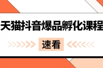 《天猫抖音爆品孵化课程》独家绝密新品引爆法-创业信息网