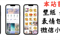 小白0基础搭建微信壁纸头像表情包小程序：一单赚几百【含源码+视频教程】-创业信息网