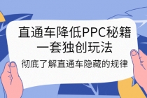 直通车降低PPC秘籍,一套独创玩法:彻底了解直通车隐藏的规律-创业信息网
