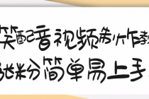 1200万粉丝博主亲授:搞笑配音视频制作,简单易上手,亲测10天2W+粉丝-创业信息网