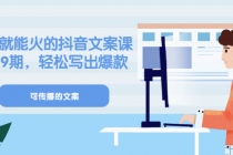 《有嘴就能火的抖音文案课》18+19期,轻松写出爆款可传播文案-创业信息网