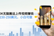 TIKTOK无脑搬运上传视频赚钱,日入150-250美元,小白可做-创业信息网