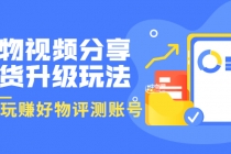 好物视频分享带货升级玩法：玩赚好物评测账号，月入10个W-创业信息网