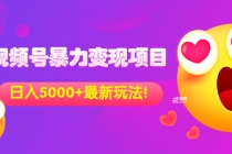 外面收费699的视频号暴力变现项目,日入5000+,简单易操作当天见效果-创业信息网