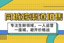 十一郎-同城跨渠道销售,专注生鲜领域,一人运营一座城,避开价格战-创业信息网