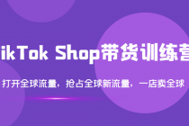 TikTok Shop带货训练营，打开全球流量，抢占全球新流量 一店卖全球(第14期)-创业信息网