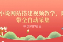 搭建一个小说网站:附带全自动采集 流量来得快、变现容易(搭建教程+源码)-创业信息网