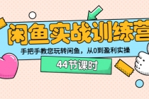 闲鱼实战训练营:手把手教您玩转闲鱼,从0到盈利实操-创业信息网