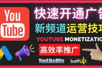 Youtube油管新频道如何快速开通广告获利:快速获取粉丝和收益的方法-创业信息网
