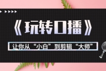 月营业额700万+大佬教您《玩转口播》让你从“小白”到剪辑“大师”-创业信息网