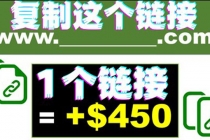 复制链接赚美元,一个链接可赚450+,利用链接点击即可赚钱的项目(视频教程)-创业信息网