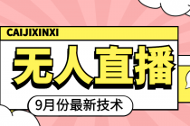 九月最新无人直播技术，轻松玩转无人直播-创业信息网