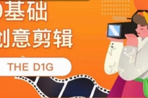 THE D1G零基础创意剪辑课,第一馆创意剪辑实操课-49节完整版-创业信息网