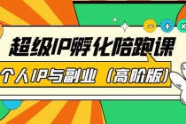 超级IP孵化陪跑课:个人IP与副业41节课-创业信息网