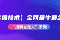 【实操技术】全网最牛最全的“搜索自定义”系列!价值698元-创业信息网