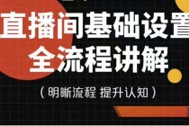 七玥传媒·直播间基础设置流程全讲解,手把手教你操作直播间设置流程-创业信息网