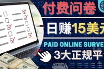 参与付费调查,利用自己的空闲时间完成问卷,适合新手的平台,日赚15美元-创业信息网