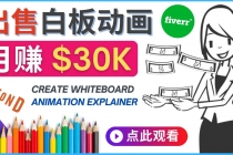 如何用最简单制作白板动画月赚3万美元-创业信息网
