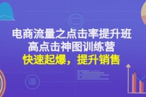 电商流量之点击率提升班+高点击神图训练营:快速起爆,提升销售!-创业信息网