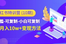 小红书特训营低门槛-可复制-小白可复制-独家月入10w+变现方法-创业信息网