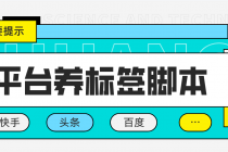 多平台养号养标签脚本，快速起号为你的账号打上标签【永久脚本+详细教程】-创业信息网