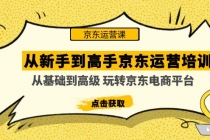 从新手到高手京东运营培训:从基础到高级 玩转京东电商平台(无中创水印)-创业信息网