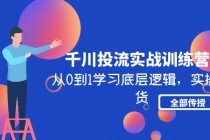 千川投流实战训练营:从0到1学习底层逻辑,实操干货全部传授(无中创水印)-创业信息网