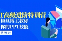PPT高级进阶特训营:百万粉丝博主教你进阶你的PPT技能(98节课程+PPT素材包)-创业信息网