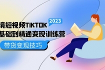 跨境·短视频TIKTOK零基础到精通变现训练营 短视频·独立站·带货变现技巧-创业信息网