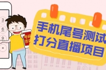 最新抖音爆火的手机尾号测试打分无人直播项目 日赚几百+【打分脚本+教程】-创业信息网