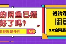 火爆全网的咸鱼玩法进阶课程，单号日入1K的咸鱼进阶课程-创业信息网