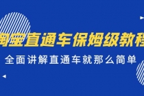 淘宝直通车保姆级教程，全面讲解直通车就那么简单！-创业信息网